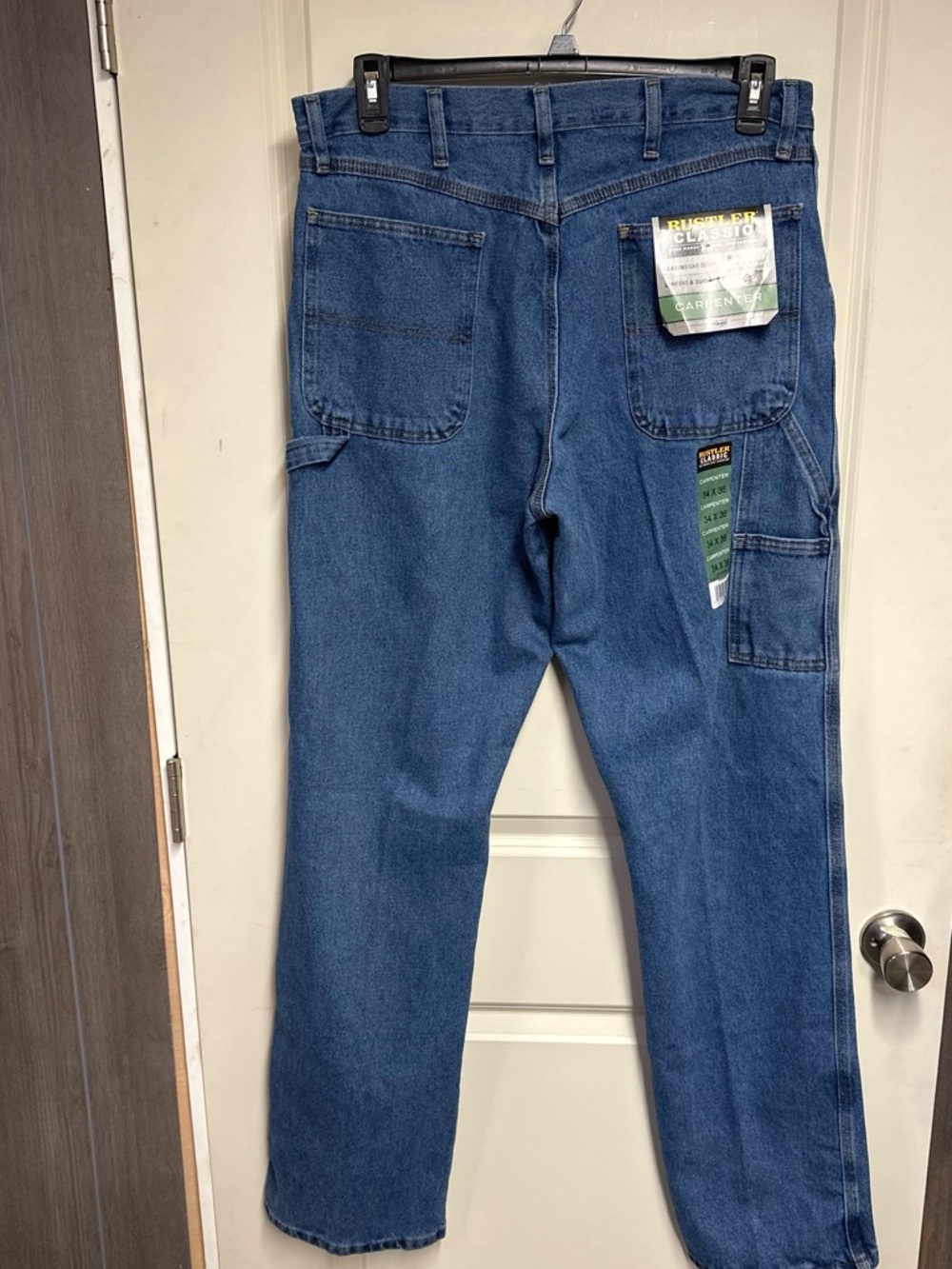 Rustler Blue Cargo Work Pants NWT size 34" x 36"